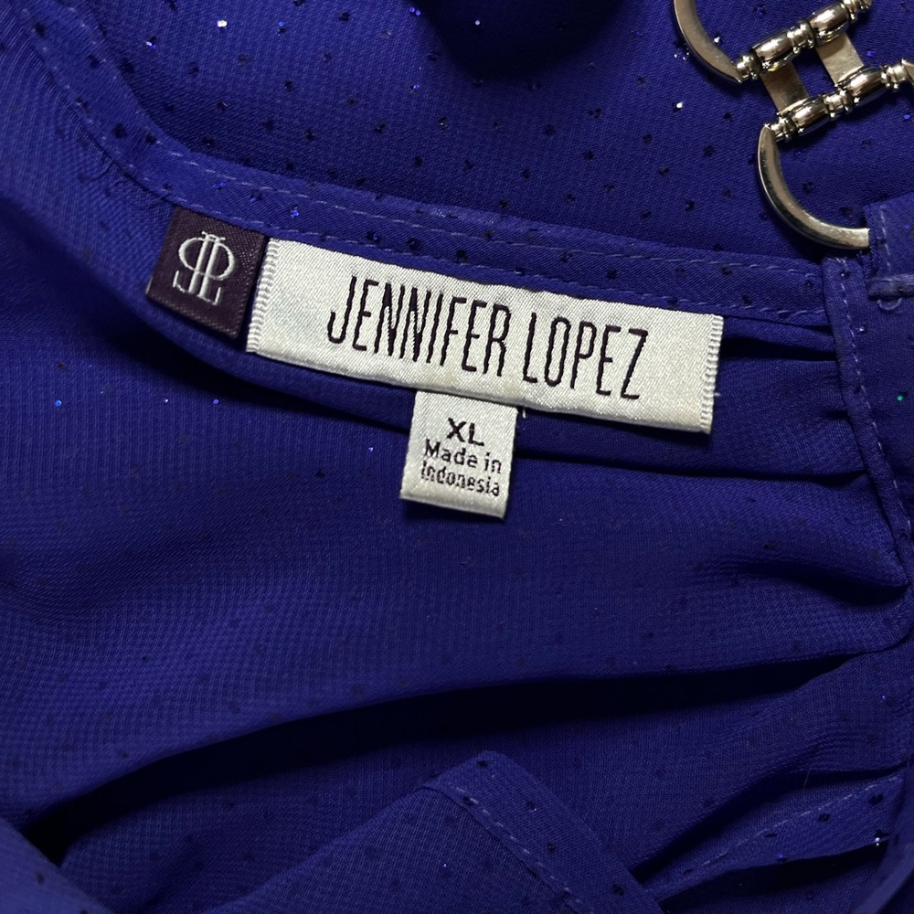 Jennifer Lopez sparkle long sleeve